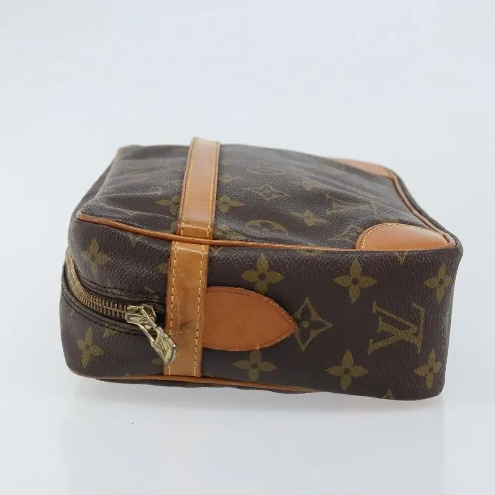 Louis Vuitton Monogram Compiegne 28 Clutch Bag Brown